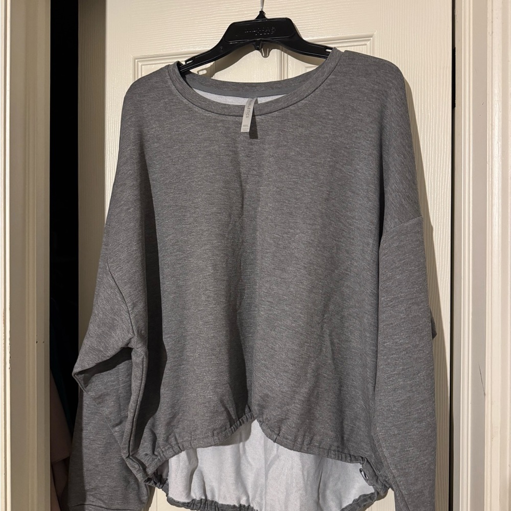 Fabletics Gray Long Sleeve Top